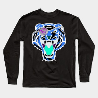 BLUE TIGER Long Sleeve T-Shirt